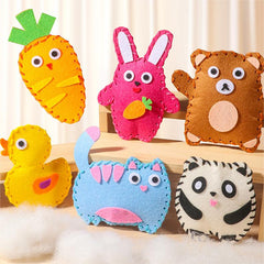 Kit de costura hecho a mano DIY interesante para niños