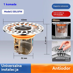 🔥Kupite jedan, dobijte jedan gratis✨Univerzalna jezgra za podni odvod protiv neugodnih mirisa sa saćastim filterom