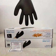 【25€】100 unidades⚡50% de descuento🎁 Guantes profesionales de nitrilo: duraderos, antideslizantes y resistentes a manchas y arañazos.