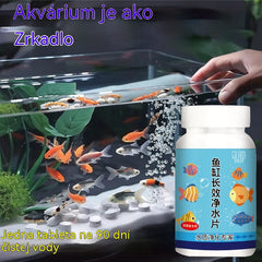 🔥Kúpte 1, dostanete 1 zadarmo (2 fľaše - 400 kusov)🐠🌿 Tablety na čistenie akváriovej vody + okysličovacie tablety