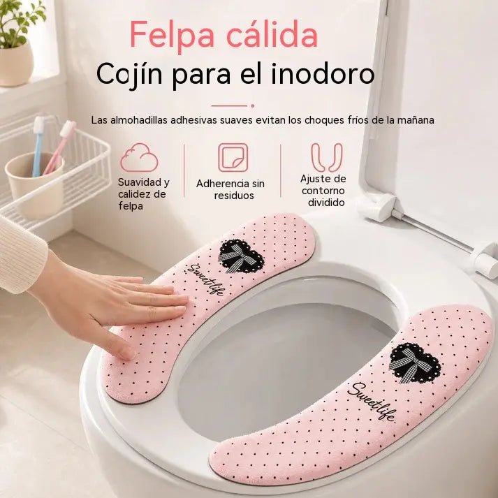 📢📢 5 pares 25 euro  🚽 Fundas electrostáticas para asiento de inodoro: almohadillas adhesivas sin dejar rastro, 5 pares