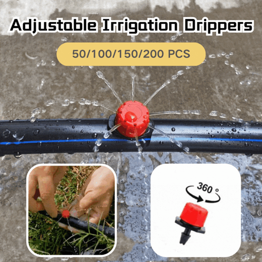 【30%OFF】【50 PCS】🌱💦Goteros de riego ajustables