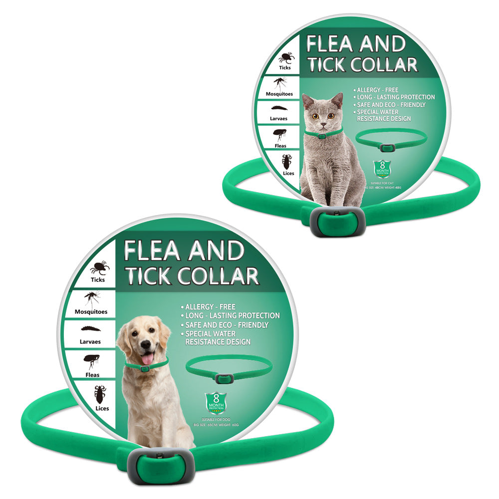 🥳💞 ¡Más de 50.000 unidades vendidas! 🌿 Collar para mascotas con aceites esenciales naturales: proporciona hasta 8 meses de protección. Libre de químicos irritantes. ¡Seguro para gatos y perros! 🐾✨