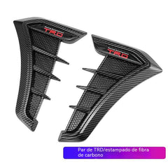 【Juego de 2 piezas】Pegatinas de protección contra arañazos para coches, pegatinas de fibra de carbono para protección contra colisiones.