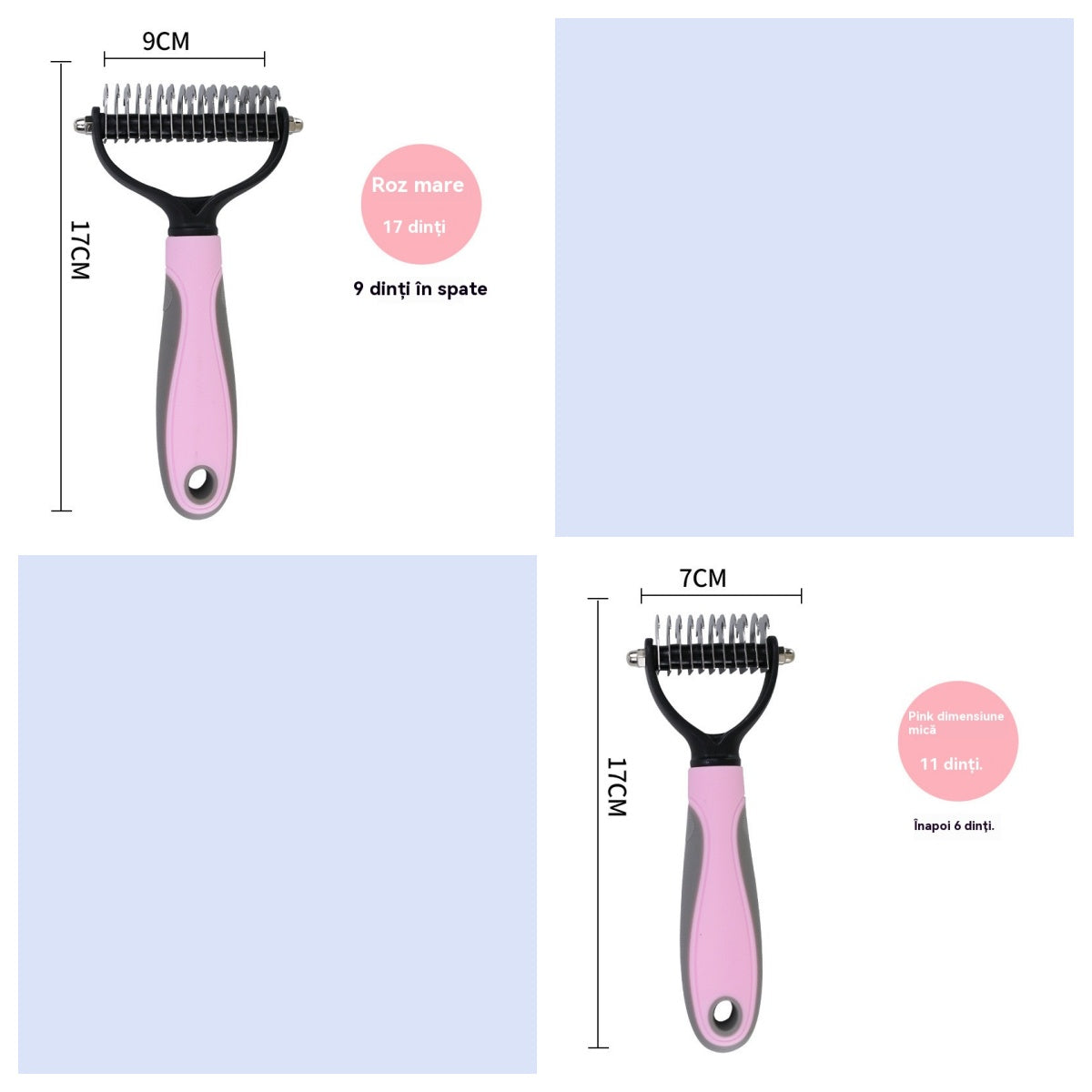 🐶【Compre 1 y obtenga 1 gratis，2 piezas】Cepillo de doble cara para el aseo de mascotas y la eliminación de pelo
