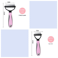 🐶【Compre 1 y obtenga 1 gratis，2 piezas】Cepillo de doble cara para el aseo de mascotas y la eliminación de pelo