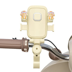 Soporte para teléfono de vehículo eléctrico con gancho