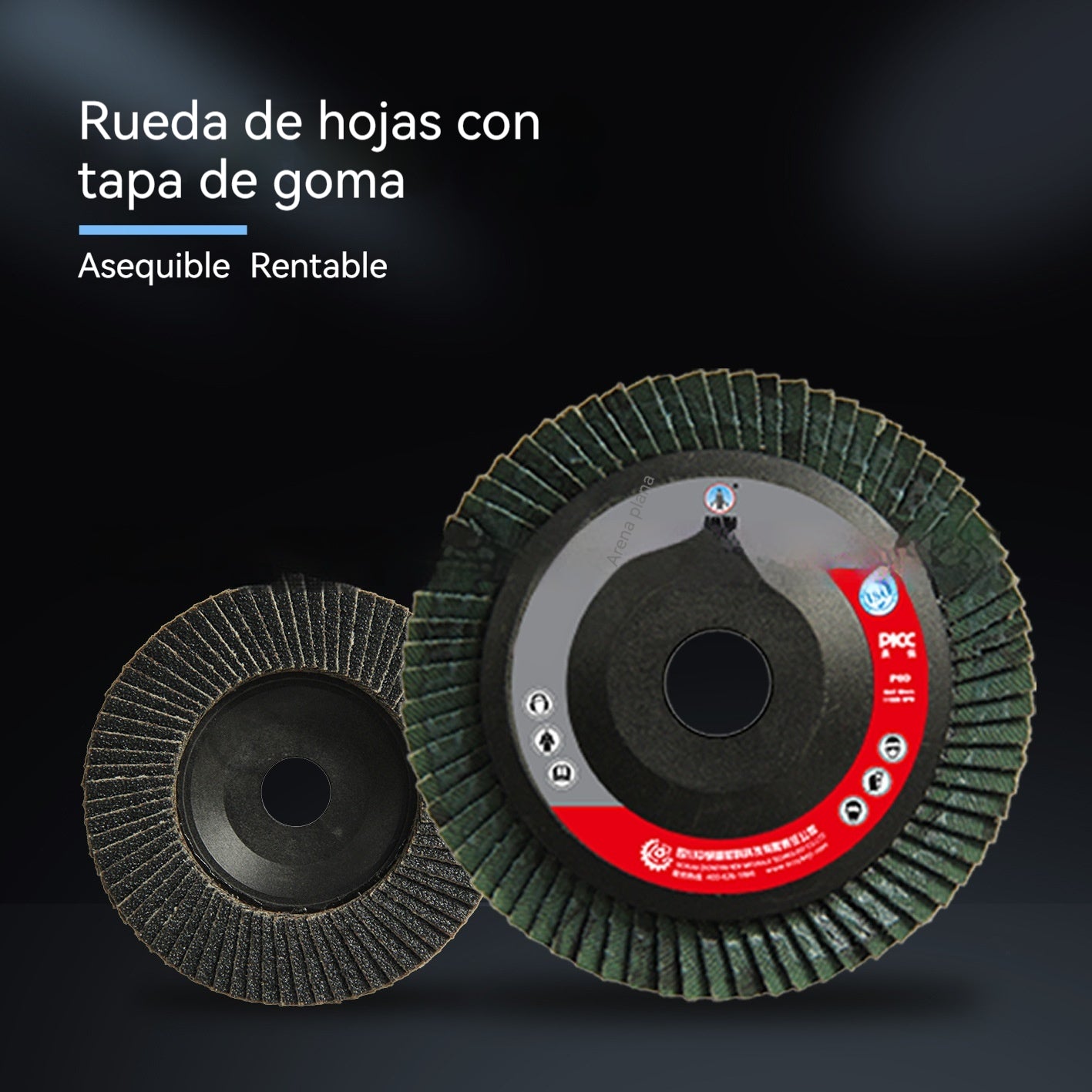 ⚙️🧰【5 piezas por 25 euros】Disco abrasivo de láminas, adecuado para piezas de metal, madera, cobre y aluminio.