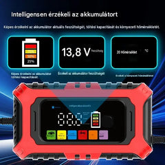Intelligens akkumulátortöltő és -karbantartó