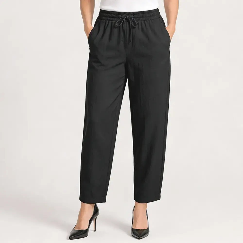 😍💕【40-120 kg】Pantalones casuales para mujer de algodón y lino