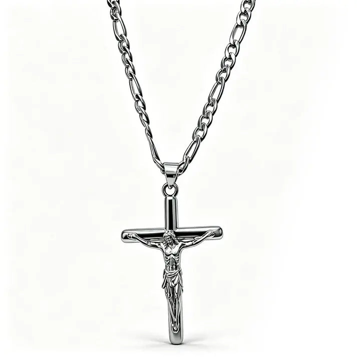 ✨🎁Collar con colgante de crucifijo para hombres y mujeres