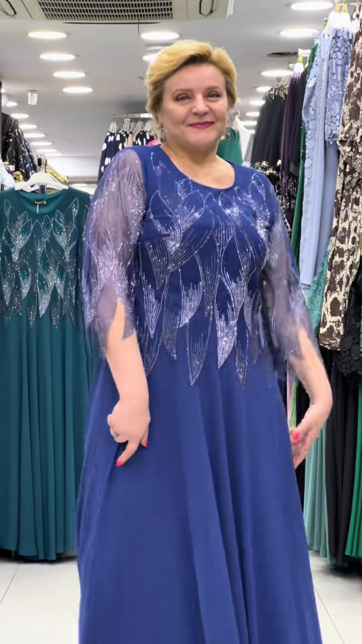 🔥【Oferta limitada】💋【S-5XL】👗 Nuevo vestido de lentejuelas de moda, diseño clásico, elegante y simple