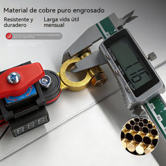 👍👍Interruptor de desconexión de batería giratorio universal de 360° para automóviles. Nuevo interruptor de desconexión de batería de latón de alta potencia con protección contra fugas.