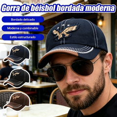 🔥 【Compra 1, llévate 1 gratis】2 piezas por 23 euros💙Gorra de béisbol con bordado de águila