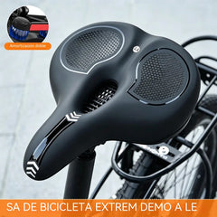 🚲Sillín de bicicleta de silicona engrosada: relleno de espuma de alta densidad 🧽, alivia el dolor 💆‍♂️, proporciona absorción de impactos 🔨, adecuado para bicicletas de montaña 🚵‍♂️ y bicicletas de carretera 🚴‍♀️
