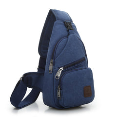 Bolso Bandolera Hombre Impermeable, Mochila Pecho Multifuncional con Múltiples Compartimentos para Viaje y Uso Diario