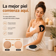 【Paquete de 4】Alfombrilla de ducha exfoliante 🧖‍♀️: exfolia suavemente, desobstruye los poros y revela una piel más luminosa. Material de goma duradero, fácil de enjuagar. ✨🛀