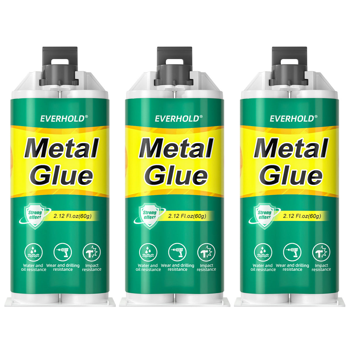 【Juego de 3 piezas】 🔥🛠️Pegamento reparador de metal AB de alta resistencia