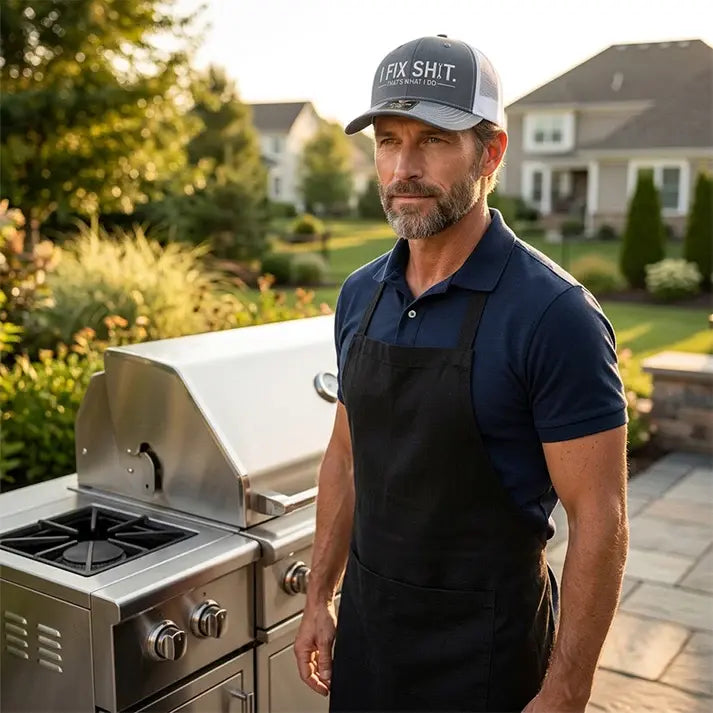 🧢 OFERTA ESPECIAL: ¡50% DE DESCUENTO EN TODAS LAS GORRAS! ✨ Gorra de camionero con bordado "I Fix Shit" – Malla transpirable, protección solar y ajustable 🛠️