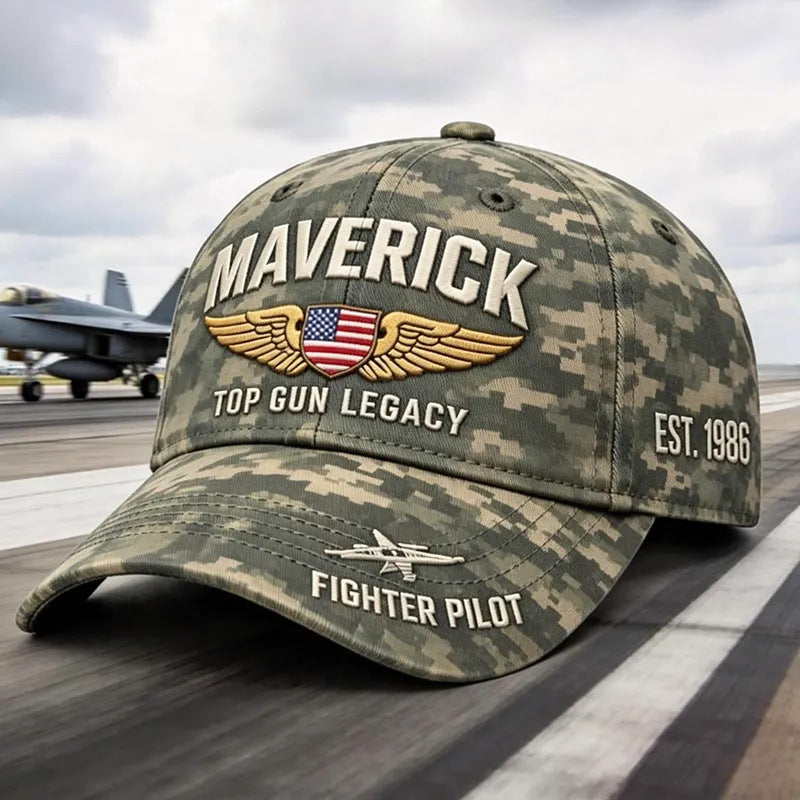 🧢✈️Esta gorra de béisbol ajustable presenta un diseño inspirado en la aviación de combate, lo que la convierte en la opción perfecta para los entusiastas de la aviación de combate.