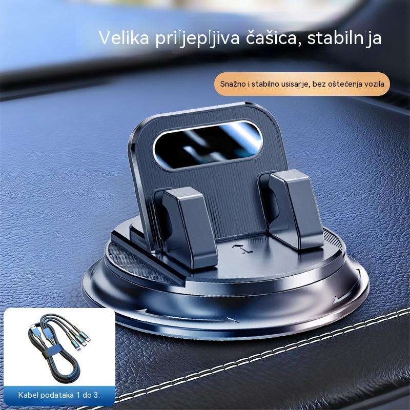 🎯 50% POPUSTA NA SVE! Rotirajući držač za telefon – siguran nosač za nadzornu ploču, guma visokog prianjanja 🧭🔄 【Zajamčena kvaliteta】