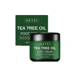 【Compra 2 y llévate 2 gratis】Crema para pies con aceite de árbol de té, hidratante y nutritiva.