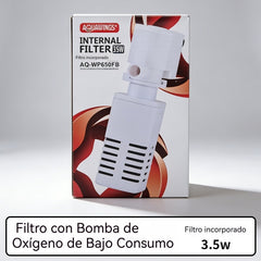 🐠 Filtro con Bomba de Oxígeno de Bajo Consumo – Agua Cristalina y Peces Más Saludables 💧