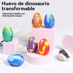 👨‍👩‍👧‍👦【6 piezas por 24 euros】Nuevo juguete de huevo de dinosaurio deformado