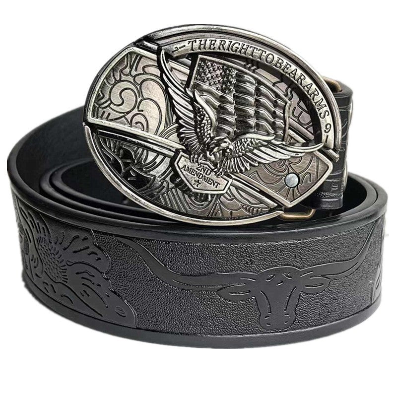 🆒🎁Oferta especial por tiempo limitado👍Cinturón para hombre con diseño en relieve y cuchillo incorporado