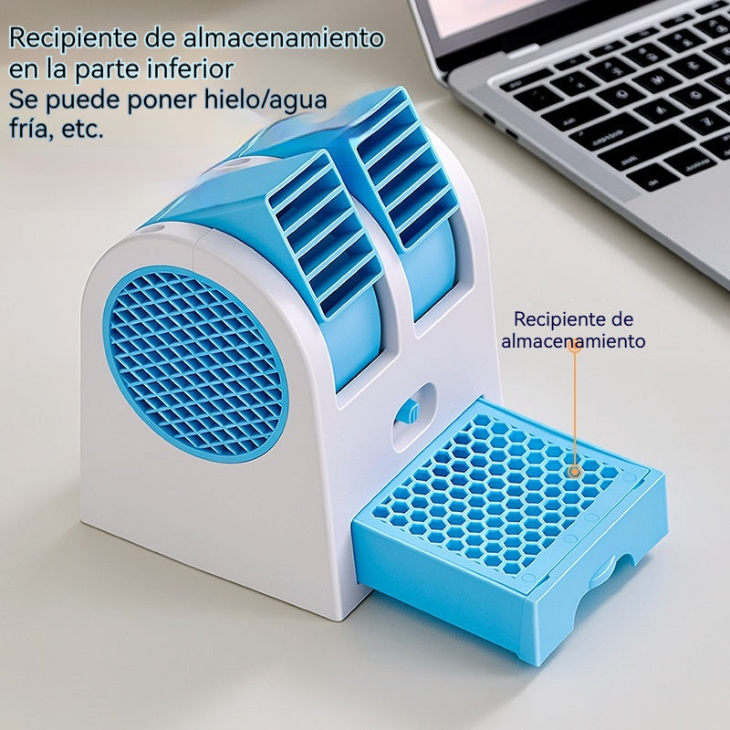 🔥【Imprescindibles de verano】❄️Mini aire acondicionado, ventilador de refrigeración portátil