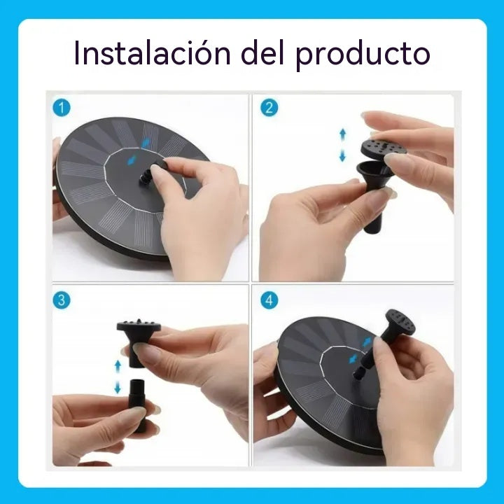 💥50%OFF💥Fuente de agua alimentada por energía solar