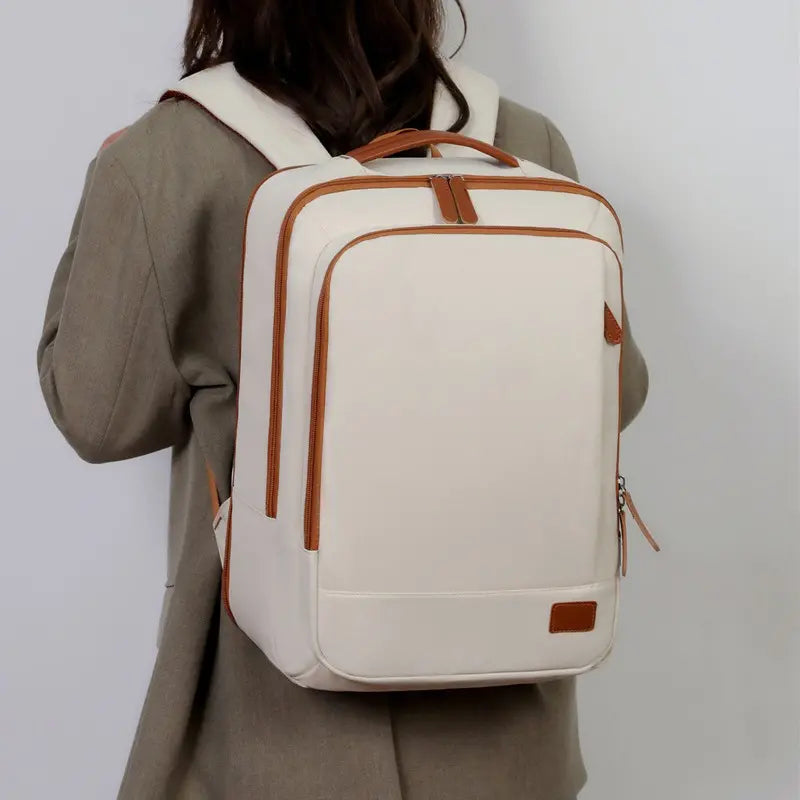 Mochila de viaje de gran capacidad con diseño de separación para ropa húmeda y seca, bolso informal