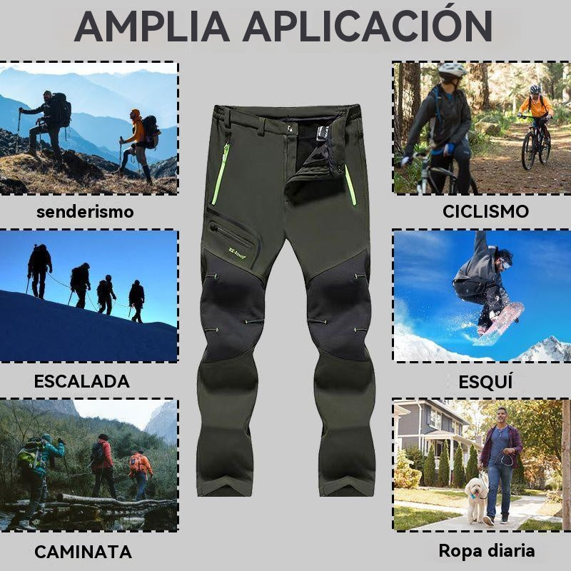 🏃‍♂️【S–5XL】2026 Nové pánske outdoorové jesenné a zimné nohavice – teplé, flísové, nepremokavé a vetruodolné