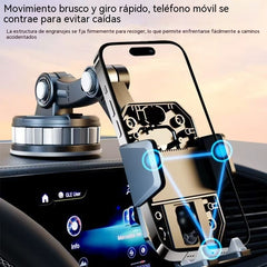 ✨🚗 Soporte para móvil de coche ventosa mejorada, brazo giratorio sin obstruir el parabrisas