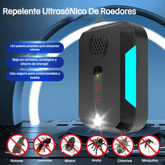 🐭【Compra 1 y llévate 1 gratis】Repelente ultrasónico de roedores de alta eficacia