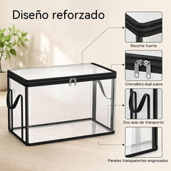 🔥Compre 1 y obtenga 2 gratis（3 piezas）📦Bolsa de almacenamiento de plástico transparente, grande, resistente y gruesa para ropa, mudanzas y almacenamiento