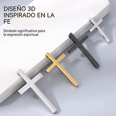🔥【Juego de 4 piezas】✝️Emblema, insignia o adhesivo de metal con forma de cruz para coche o motocicleta