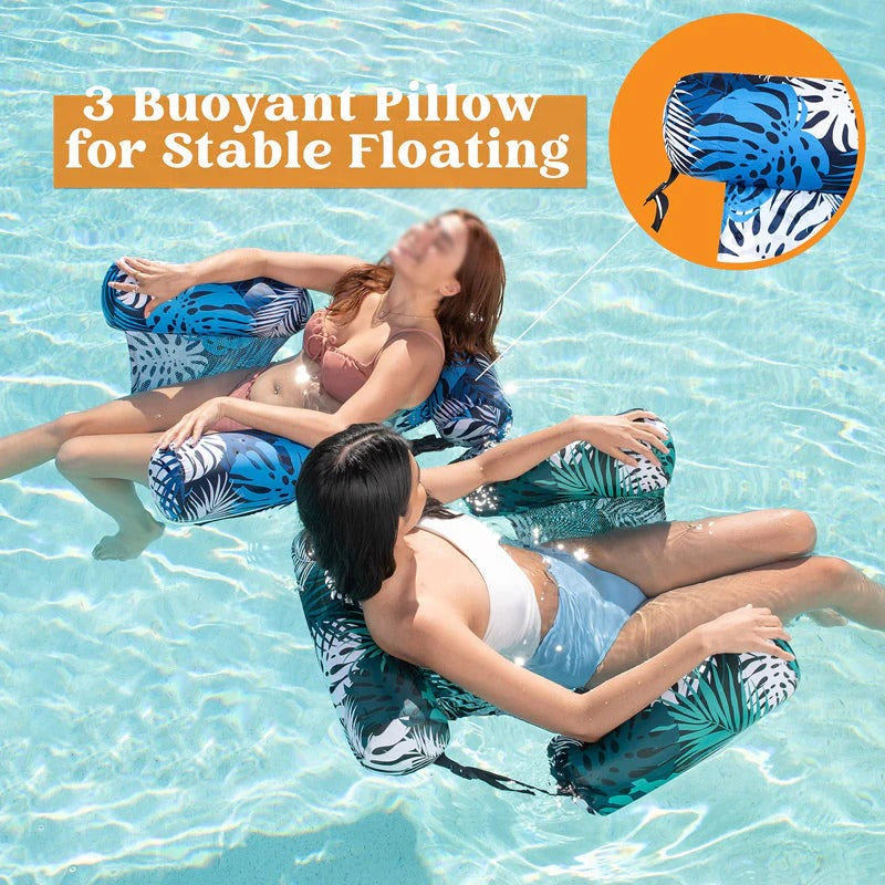🔥⏰ ¡-50% HOY! 💦 Silla Flotante Premium para Piscina – Máxima Comodidad para Relajarte en el Agua 🏖️✨