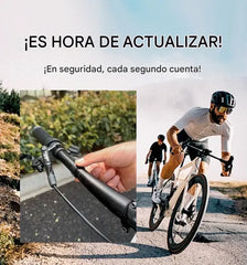 Espejo retrovisor para bicicleta ajustable y giratorio 360°