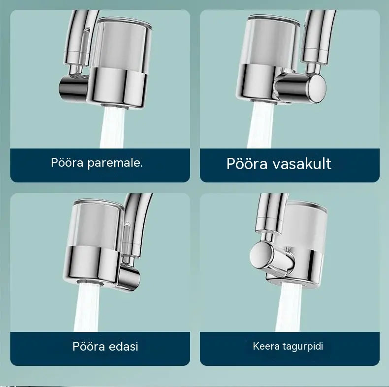 💧✨ 304 roostevabast terasest kraaniveefilter | Sügavpuhastus, eemaldab sette ja lõhnad, kiire paigaldus, ühildub 99% kraanidega 🚰