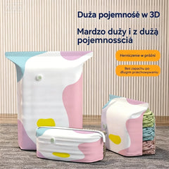 【Zestaw 5 sztuk】 Duża, kompresyjna torba próżniowa: nie wymaga pompki, jest szczelna i idealnie nadaje się do oszczędzania miejsca w walizkach i w domu