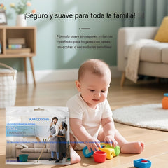 【4 paquetes-240 tabletas】Pastillas de limpieza multiusos antibacterianas y desodorantes | Aptas para suelos de madera, laminados, azulejos y paredes de caravanas
