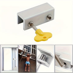 【2 juegos 26euro】Pestillo de seguridad para ventanas con sistema antiapertura sin necesidad de taladrar