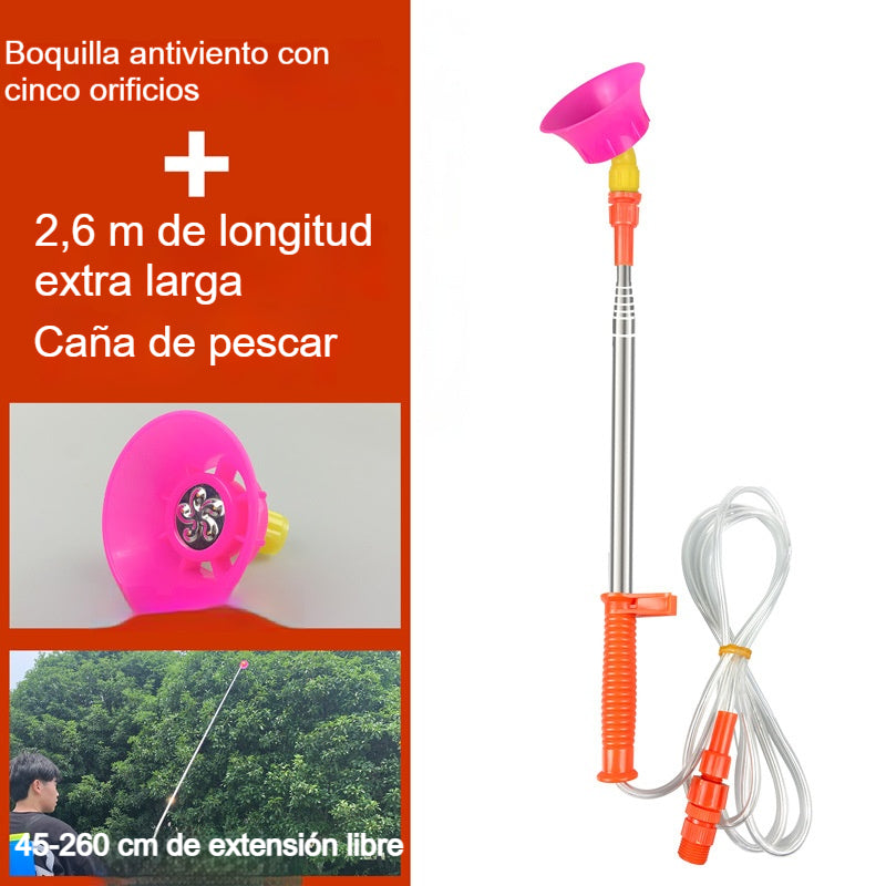 【Brazo Telescópico + Boquilla】 Varilla de extensión telescópica de acero inoxidable Spray Armtyčový spotrekovač