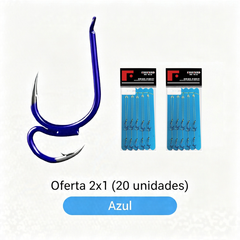❤️‍🔥 (20 unidades) Anzuelos dobles clásicos ultra afilados para pesca