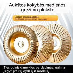 ⚙️🧰【3 dalių rinkinys】Daugiafunkcis formavimo diskas kampiniams šlifuokliams (medienai)