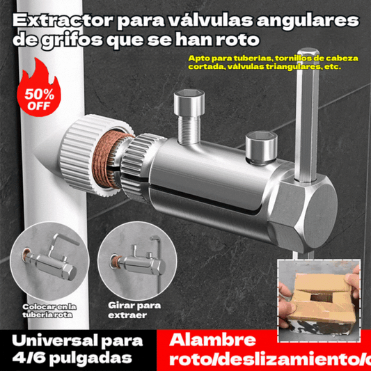 【2 piezas por 26 euros】🔥Extractor de rosca rota para válvula angular de grifo, grifo universal