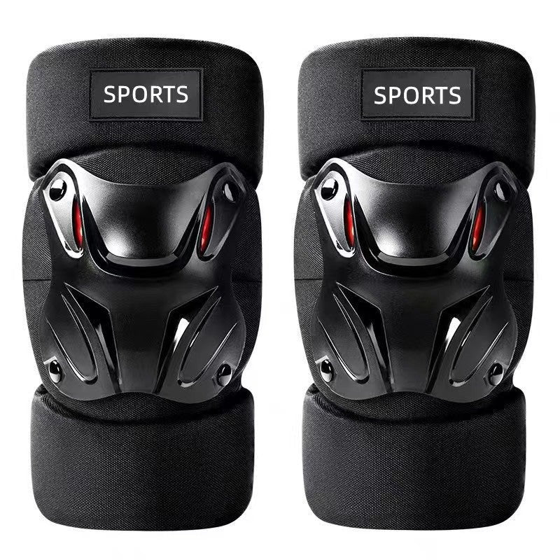 🏍️ ¡Aprovecha ahora con un 40% de descuento! 🛡️ Juego de rodilleras y coderas para motocicleta – Resistentes a los impactos, correas ajustables y forro transpirable – Protección esencial para conducir, patinar o andar en bicicleta 💪
