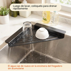 🧼 Organizador de Cocina con Drenaje Automático