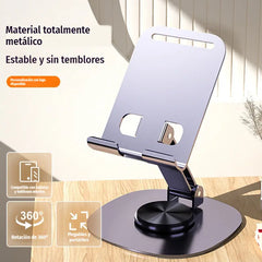 📢📢 50 % de descuento ✨ Soporte premium para teléfono móvil, totalmente metálico – base de escritorio con rotación de 360°